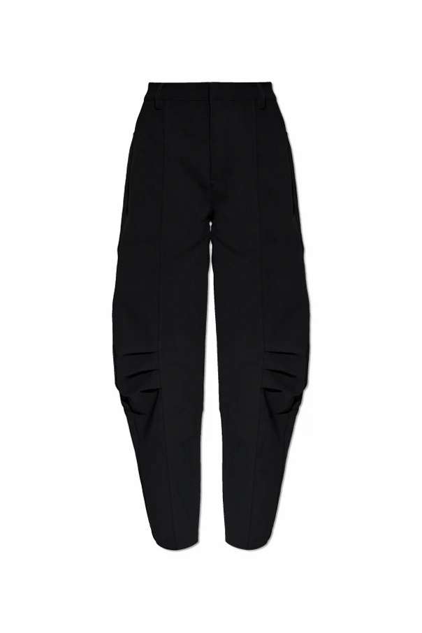 CZARNY Spodnie typu ‘balloon’