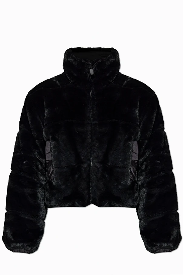 SCHWARZ Felljacke „Yuki“