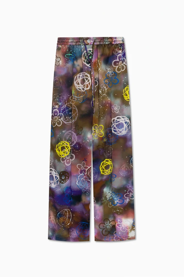 MULTICOLOUR Silk trousers