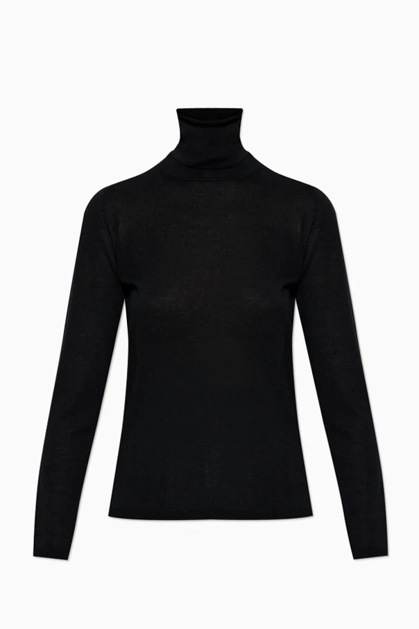 SCHWARZ Woll-Turtleneck ‘Saluto’