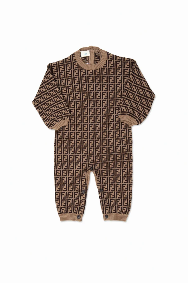 BRAUN Patterned romper suit