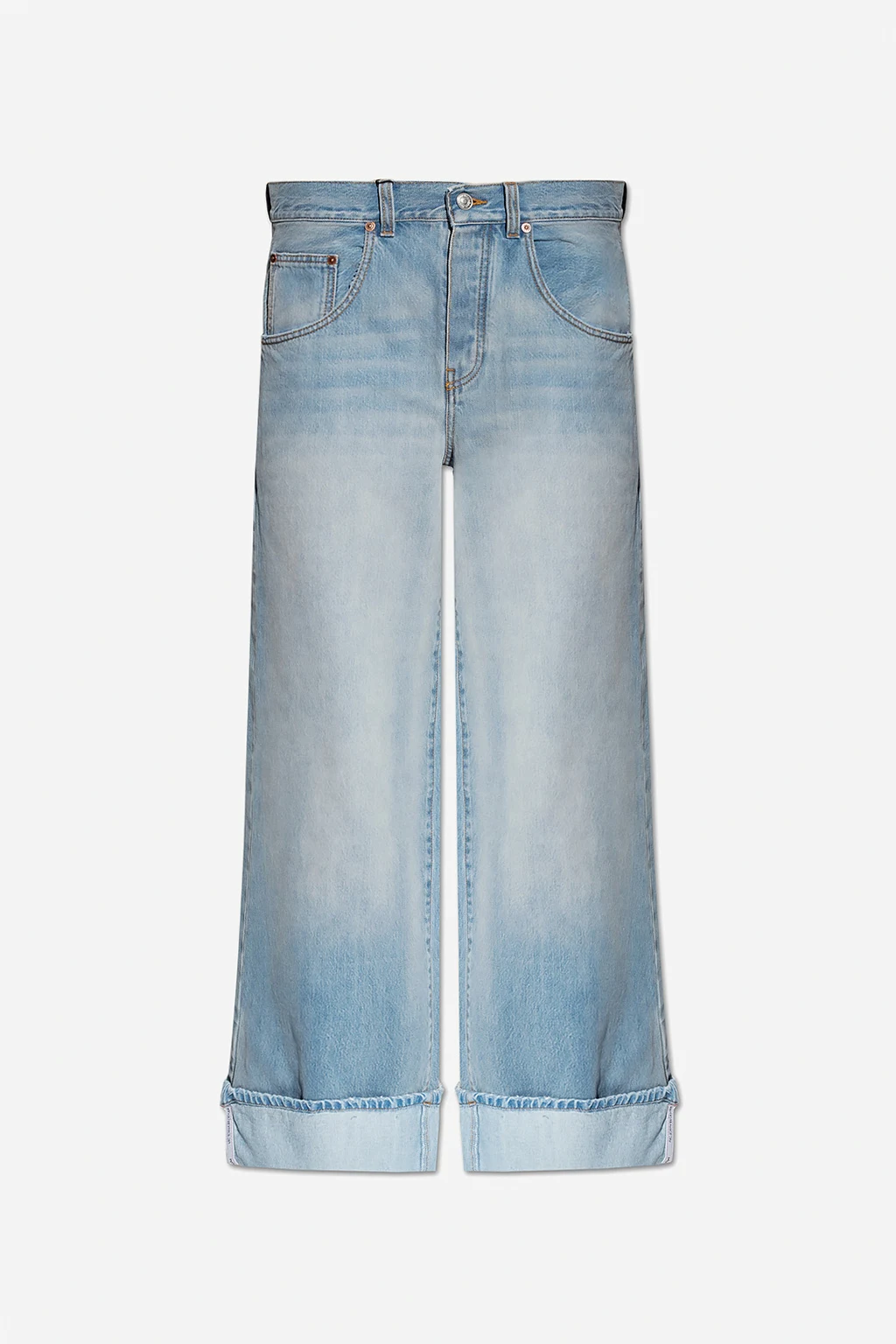 Jeans with wide legs