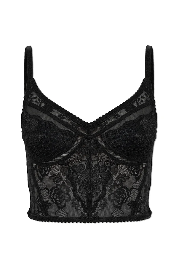 BLACK Lace camisole top