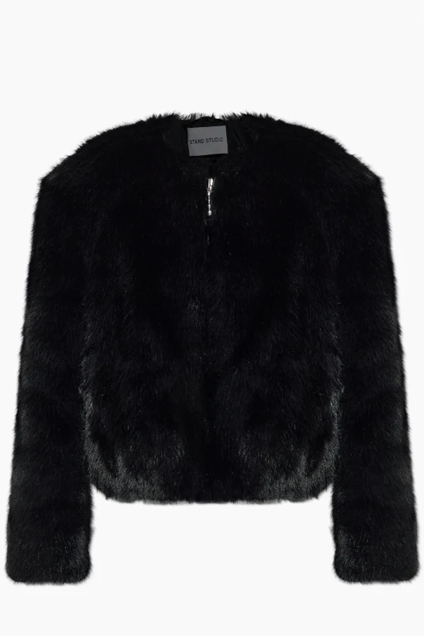 SCHWARZ Kunstfell „Karly“