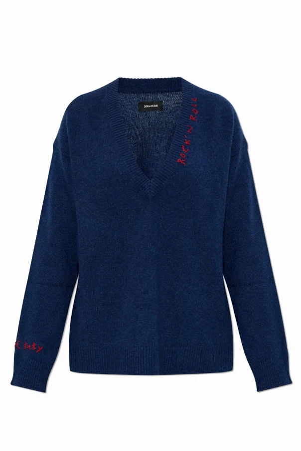 MARINEBLAU Kaschmirpullover ‘Mikyz’