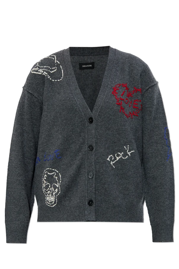 SZARY Kaszmirowy kardigan ‘Mirkaz’