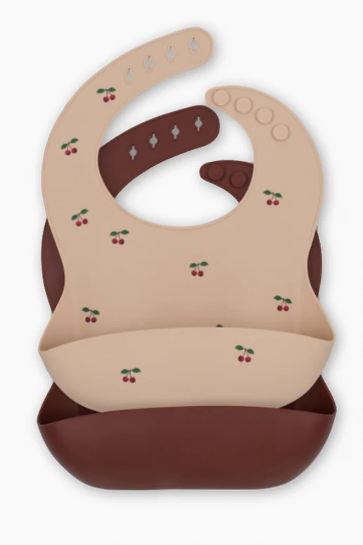 BRAUN Silicone bibs two-pack