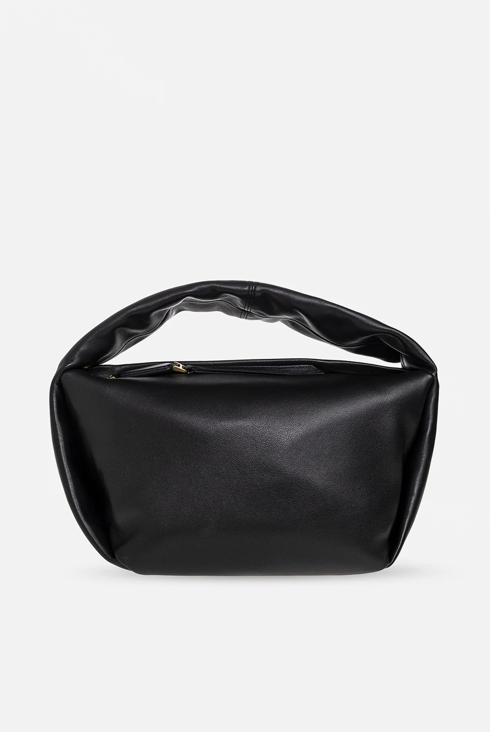 Leather hobo shoulder bag