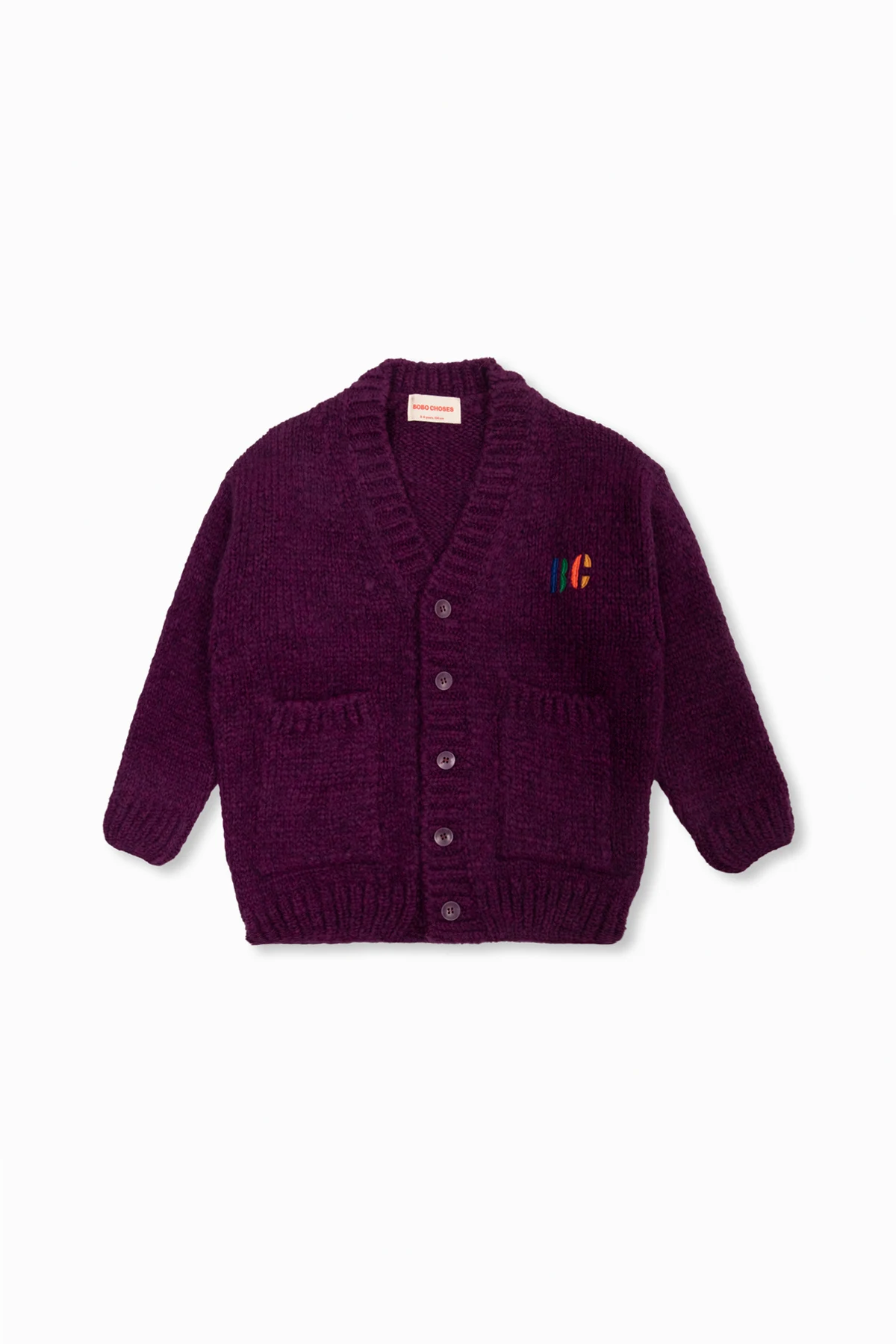 Cardigan with logo
