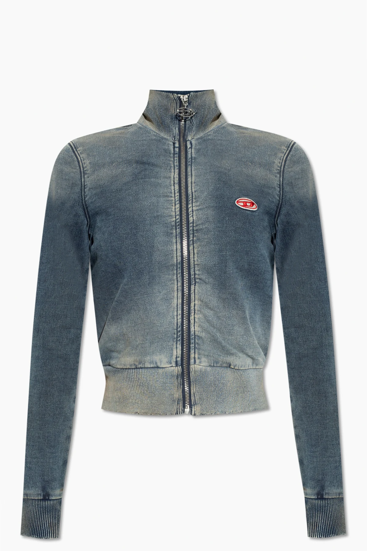 ‘D-EMY-NE’ denim sweatshirt