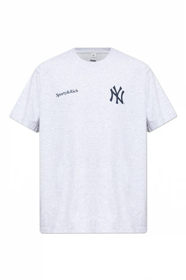 GRAU T-Shirt aus der Kollektion „Yankees Serif Crewneck“