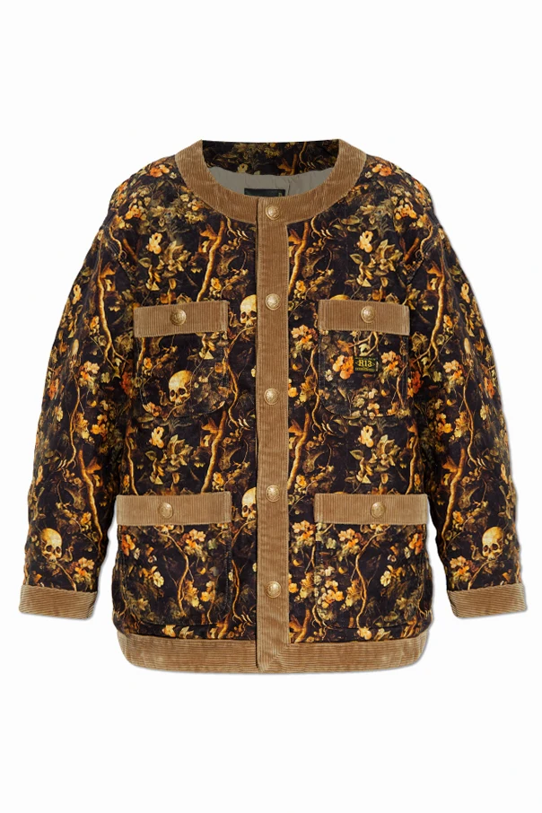 BRAUN Jacke mit Blumenmuster