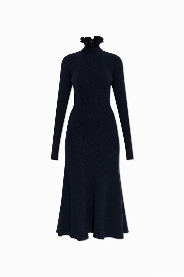 MARINEBLAU Kleid mit Turtleneck