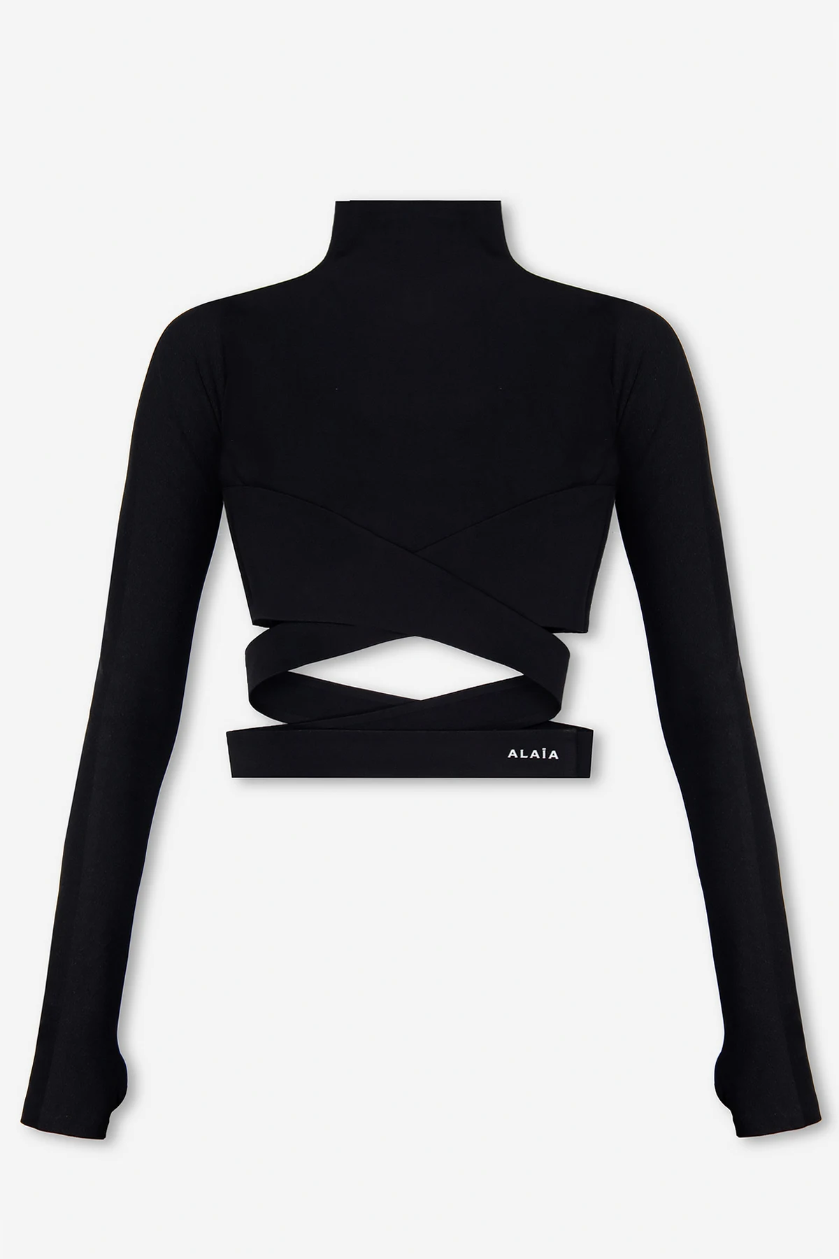 Top with tie detail