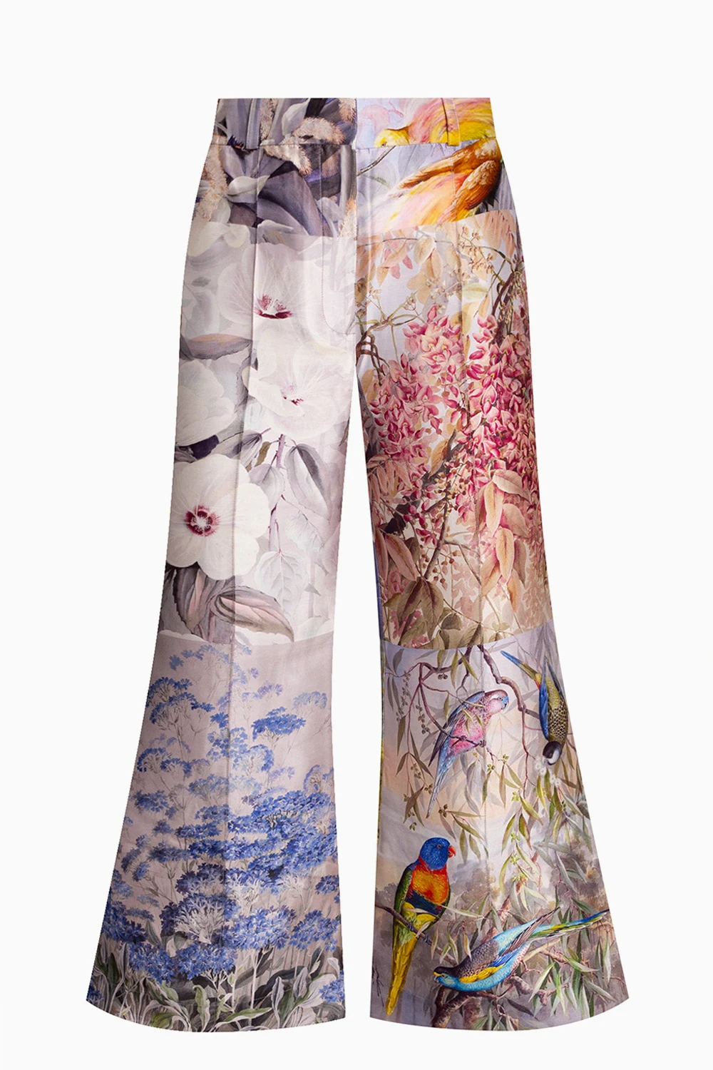 Silk trousers