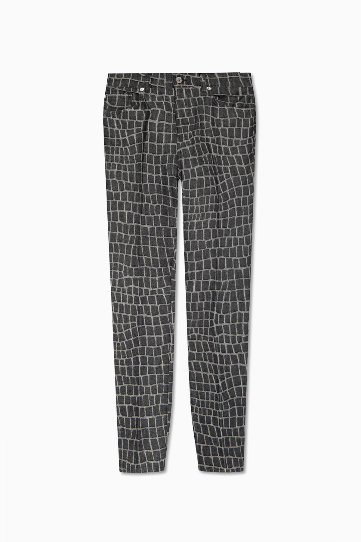 Jeans with animal motif