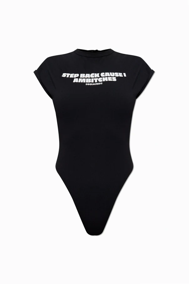 CZARNY Body z nadrukiem