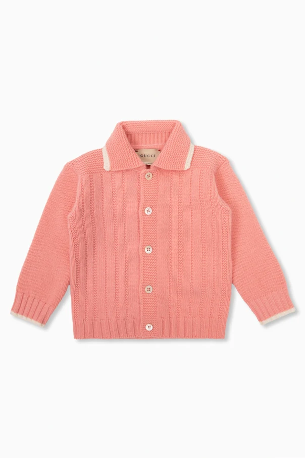 PINK Wool cardigan