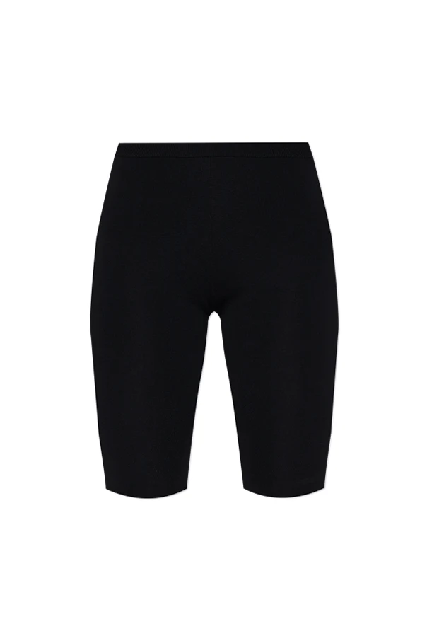CZARNY Krótkie leginsy