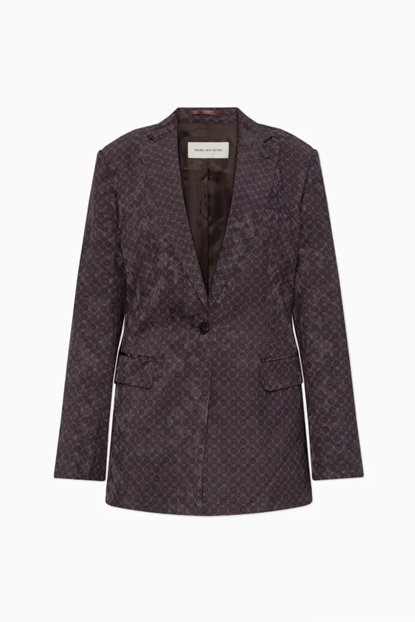 LILA Sakko mit Muster