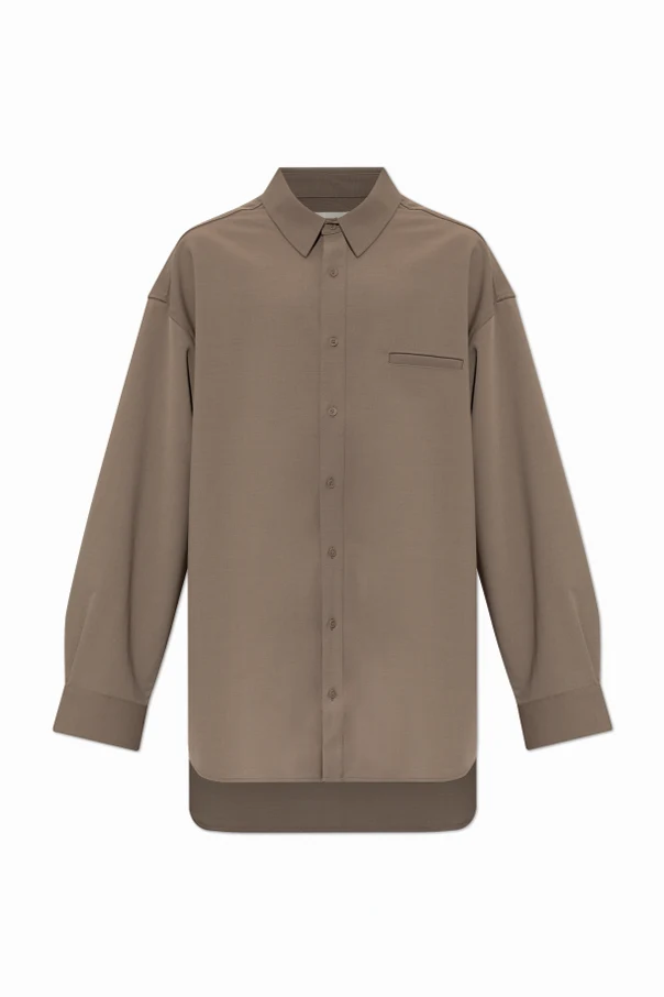 beige Shirt with pocket