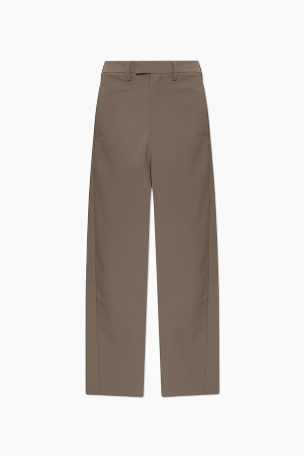 beige Loose fit pants