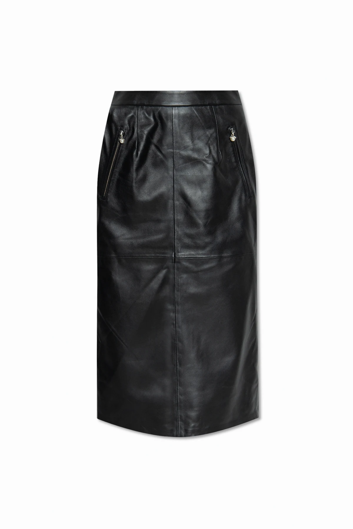 ‘Rubina’ leather skirt