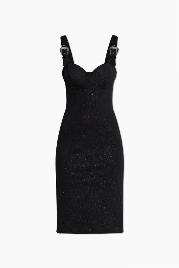 BLACK Dress with shimmering glitter