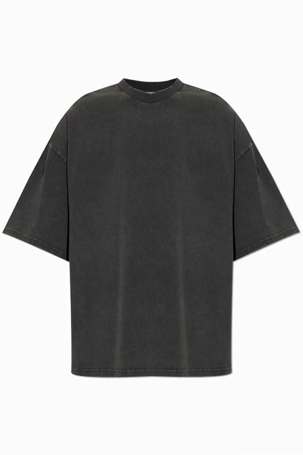 BROWN Crew neck T-shirt