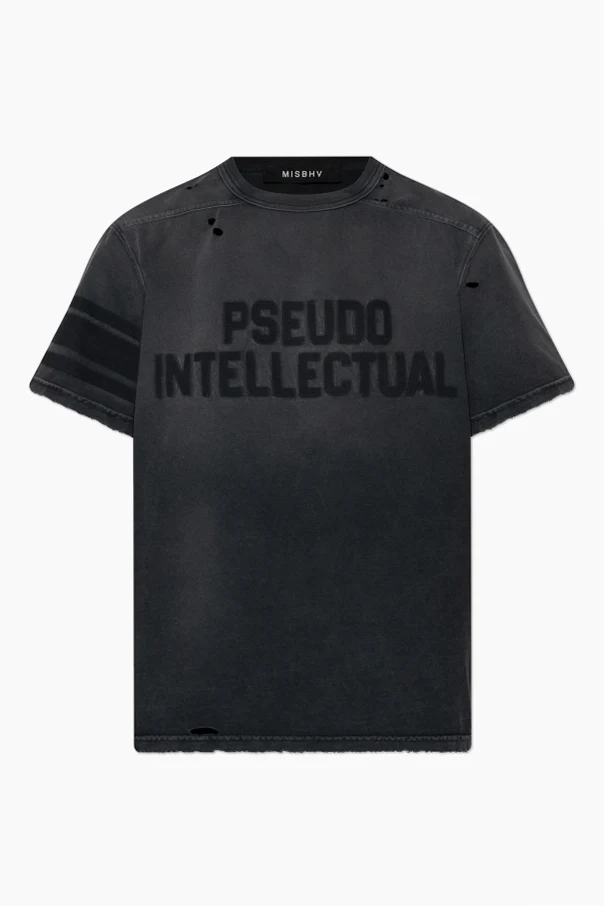 GRAU T-Shirt mit Aufdruck