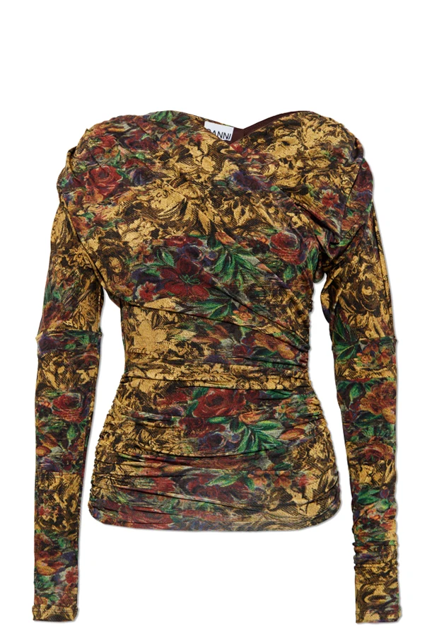 MULTIKOLOR Drapowany top