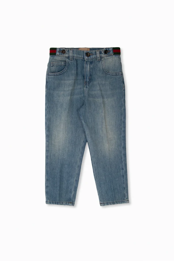 BLUE Jeans with ‘Web’ stripe