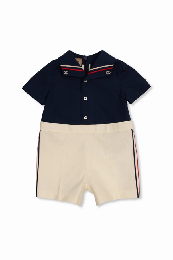 NAVY BLUE Jumpsuit with logo