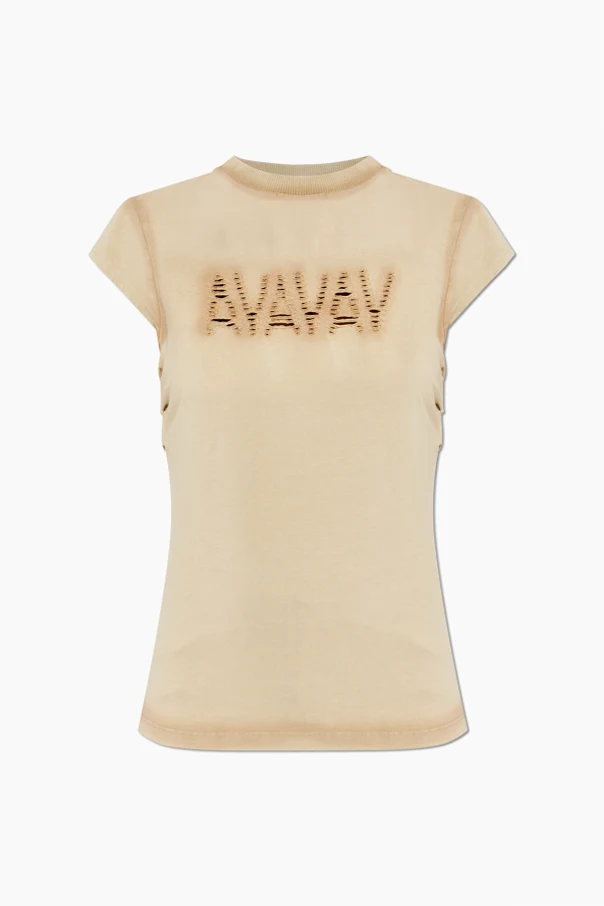 CZARNY T-shirt z logo