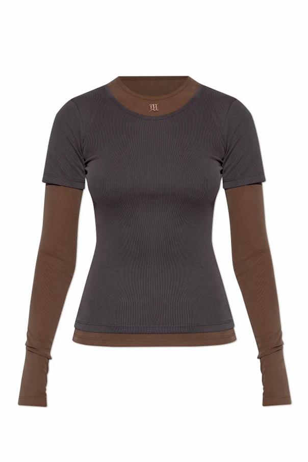 GRAU Zweiteiliger Top