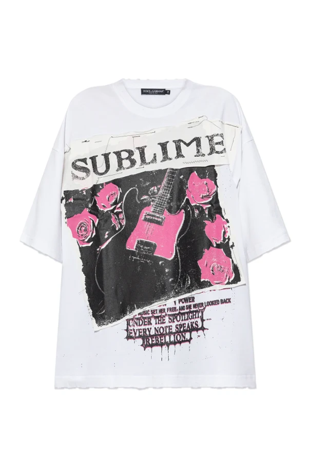 WEISS Oversize-T-Shirt