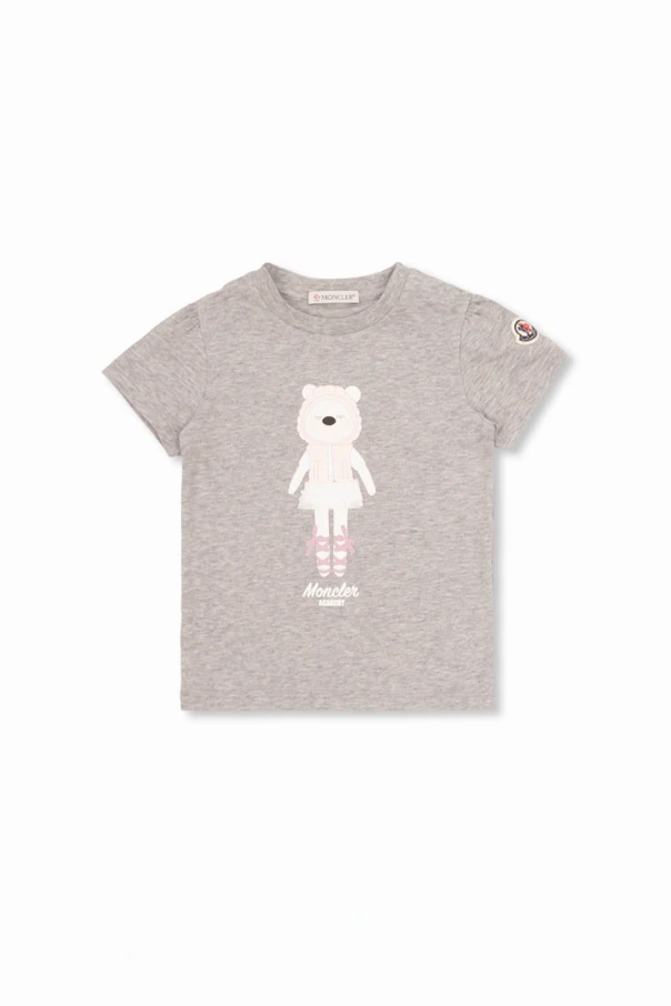 SZARY T-shirt z logo