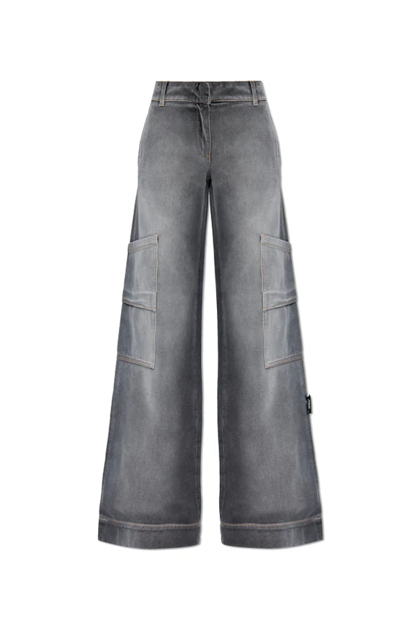 GRAU Jeans mit Logo