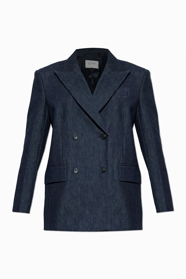 GRANATOWY Jeansowa marynarka `Ancella`