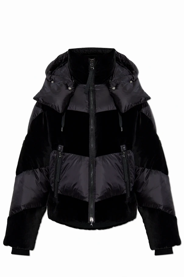 BLACK "Cathy" down jacket