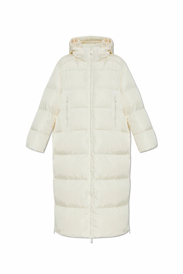 CREME Langer Daunenmantel
