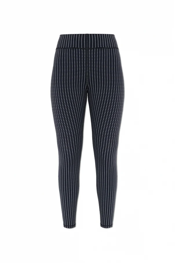 GRANATOWY Legginsy `Zenith`