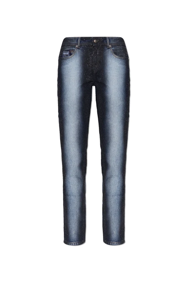 NAVY BLUE Jeans with logo