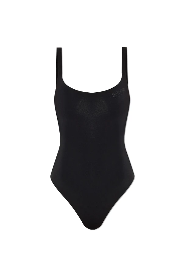 CZARNY Body z kolekcji `Underwear`