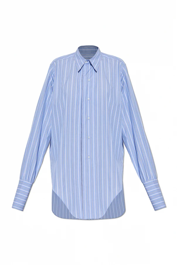 BLAU Hemd mit Streifenmuster