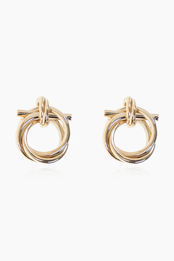GOLD Logo earrings