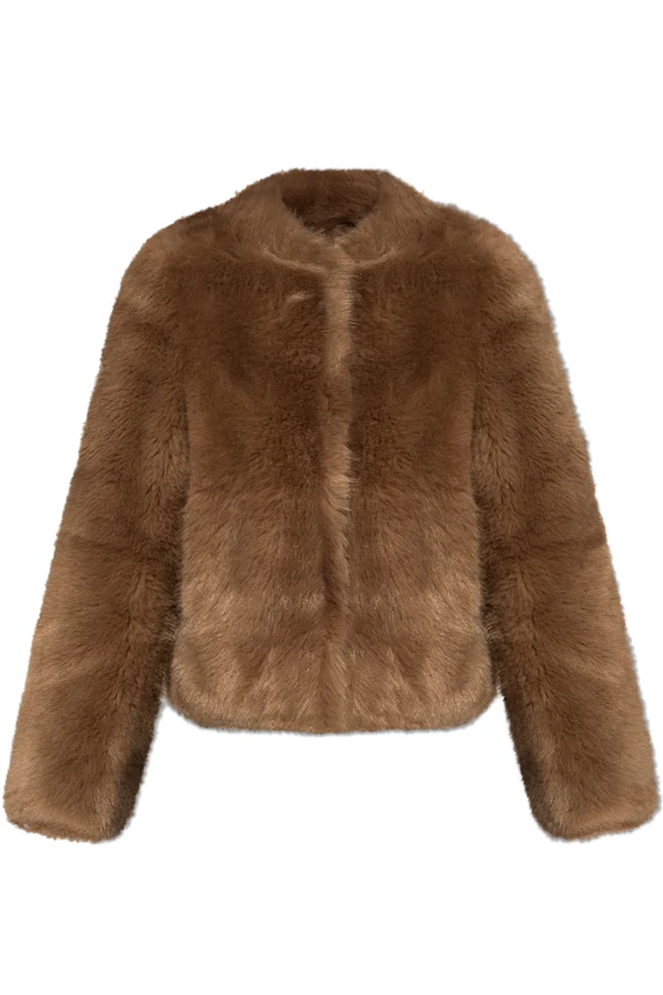 BRĄZOWY Sztuczne futro `Halle`