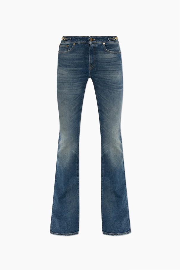 NAVY BLUE Flared leg jeans