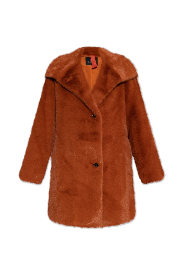 POMARAŃCZOWY Sztuczne futro