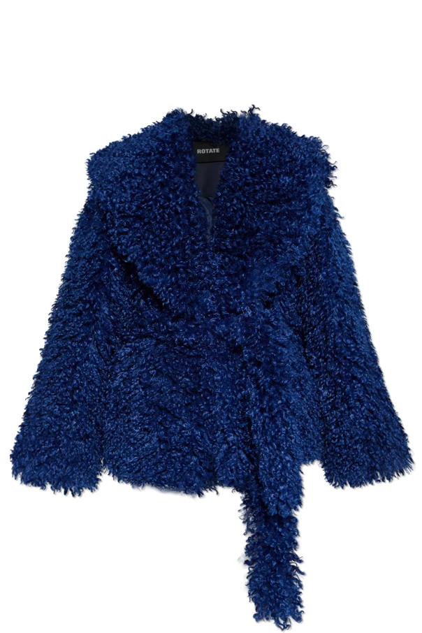 MARINEBLAU Kunstpelz